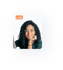 Live tutoring session